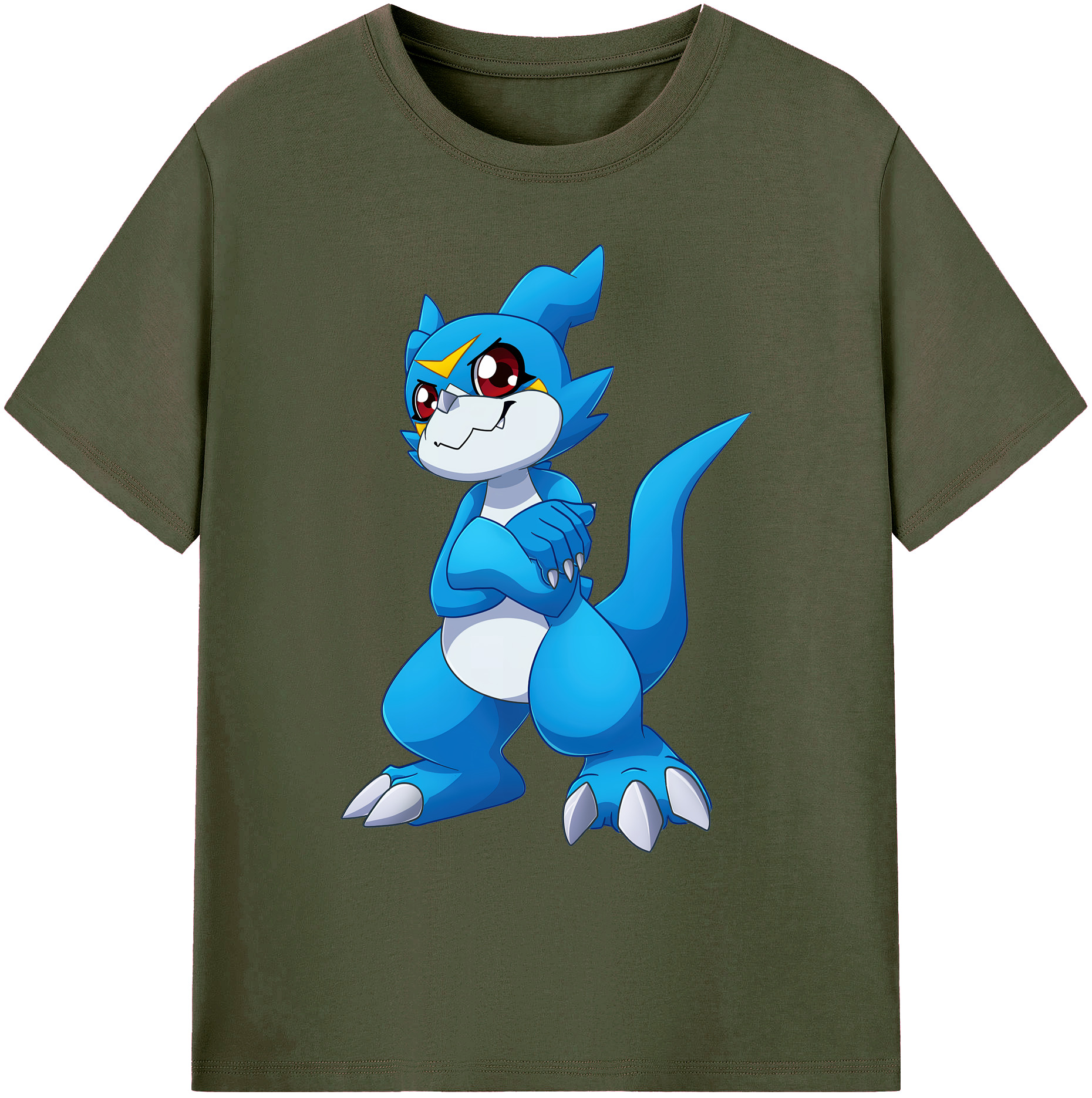（画像用） Digimon デジタルモンスター/デジモン 綿100％ メンズ半袖Tシャツ｜肌触りやわらか＆通気性